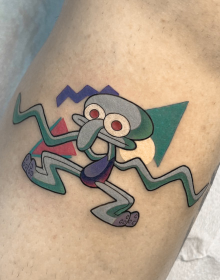 Bonus: Squidward Tattoo!