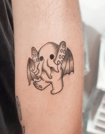 Cute Kraken Tattoo