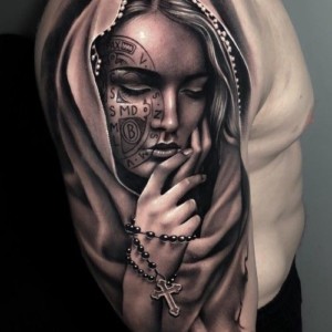 Saints and Virgin Mary