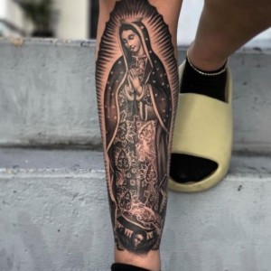 Saints and Virgin Mary