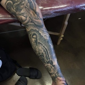 Saints and Virgin Mary