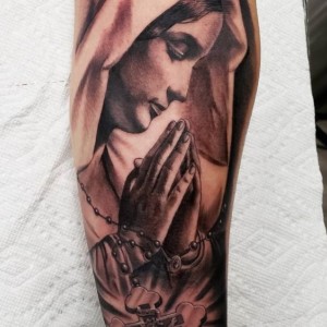 Saints and Virgin Mary