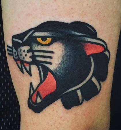 Panther Head Tattoo