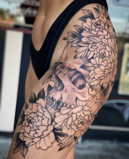 With Skull