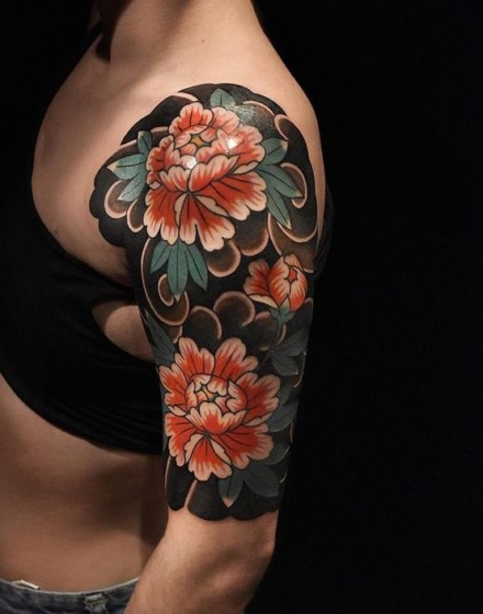Japanese Peony Tattoos