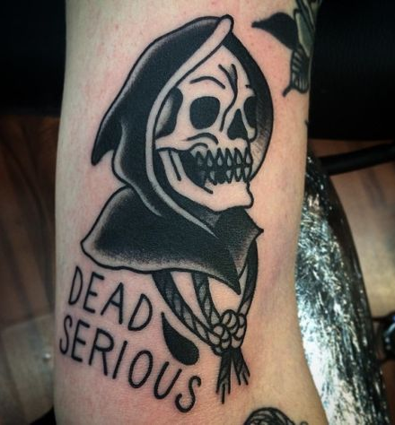 Traditional Grim Reaper Tattoos