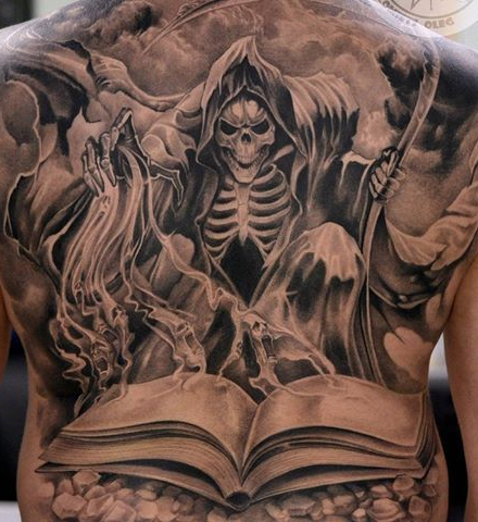 Realism in Grim Reaper Tattoos