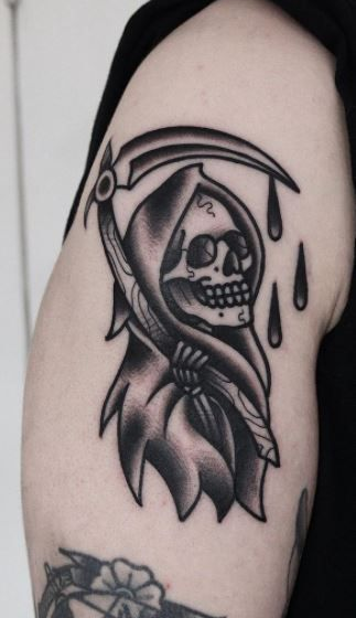Traditional Grim Reaper Tattoos