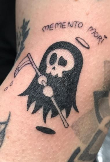 Simple Grim Reaper Tattoos