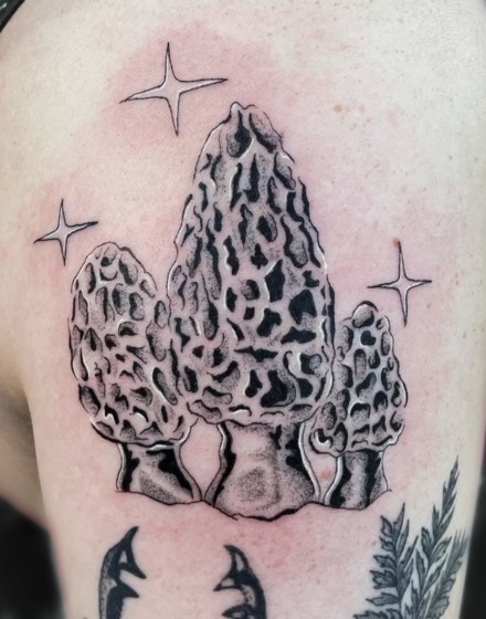 Blackwork Shrooms