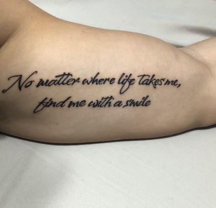 Inner Biceps Tattoos