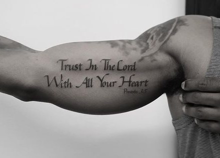 Inner Biceps Tattoos