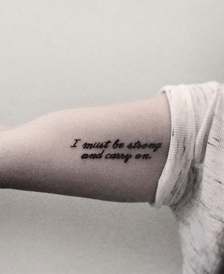 Inner Biceps Tattoos