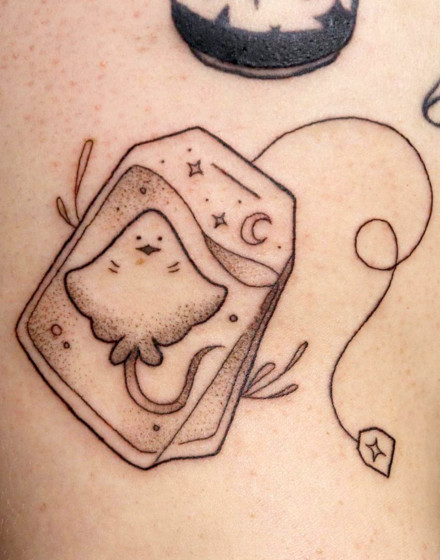Cute Stingray Tattoo