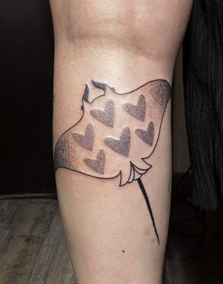 Cute Stingray Tattoo