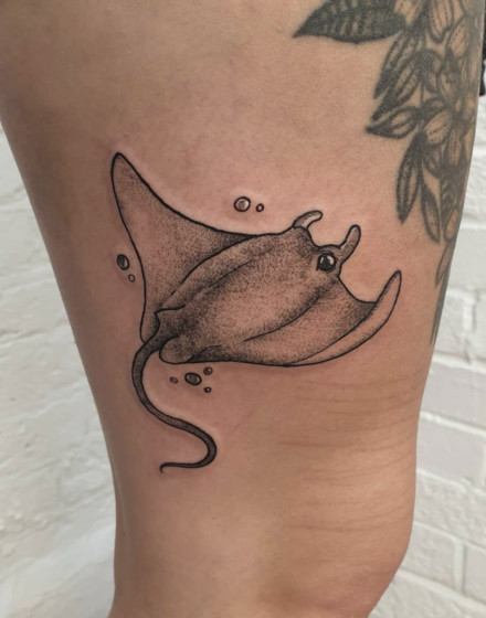 Cute Stingray Tattoo