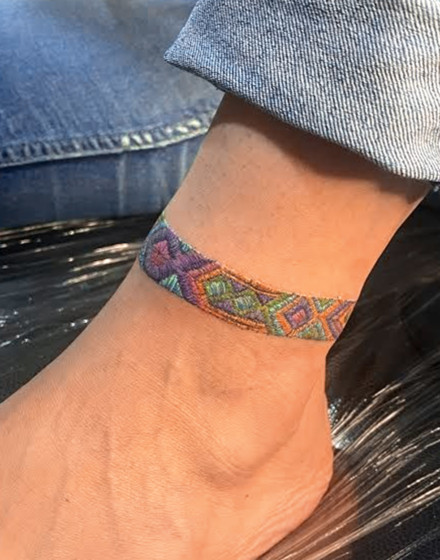 Band Embroidery Tattoo