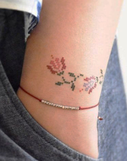 Band Embroidery Tattoo