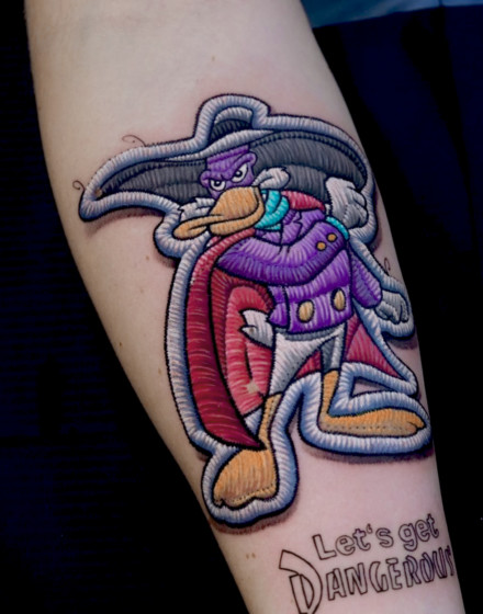 Realistic Embroidery Tattoo