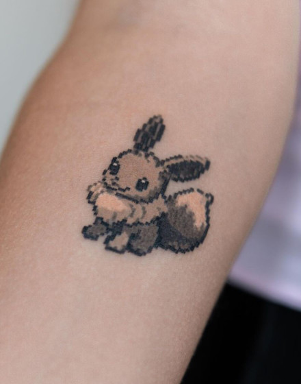 Pixel Embroidery Tattoo