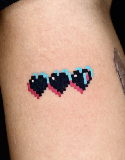 Pixel Embroidery Tattoo