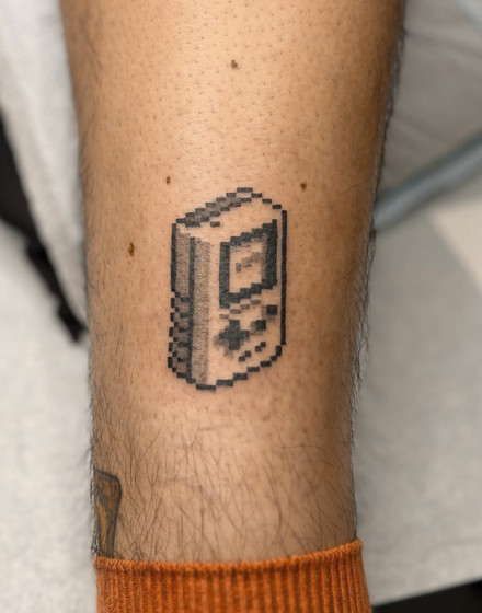 Pixel Embroidery Tattoo