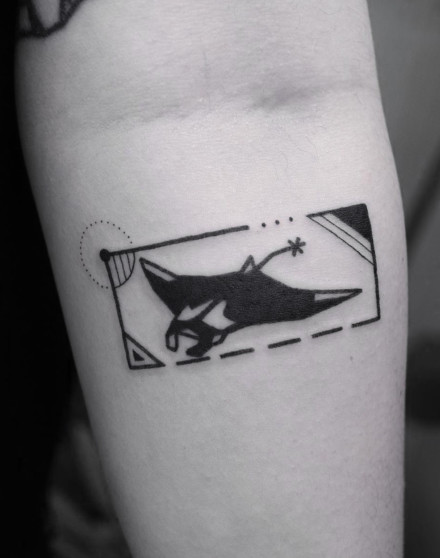 Geometry Stingray Tattoo