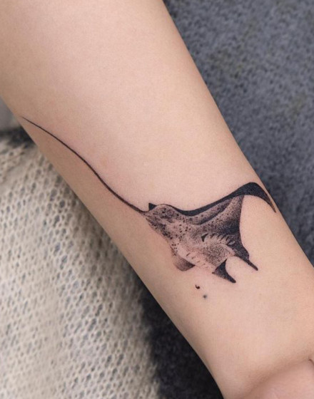 Manta Ray Tattoo