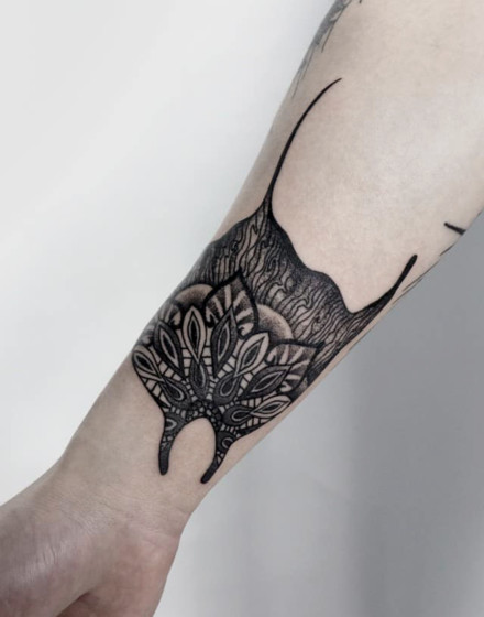 Tribal Stingray Tattoo