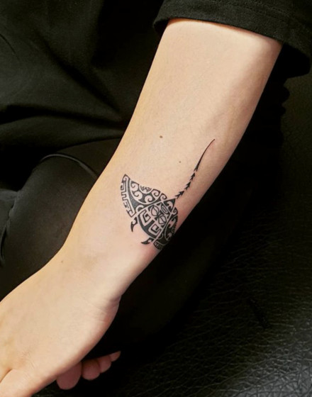 Tribal Stingray Tattoo