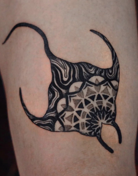 Tribal Stingray Tattoo