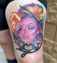 Ryan Jordan—Impressive Floral Print Tattoos in Arizona