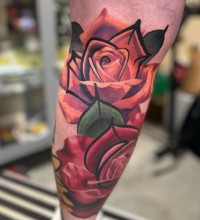 Ryan Jordan—Impressive Floral Print Tattoos in Arizona