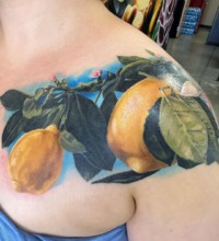 Ryan Jordan—Impressive Floral Print Tattoos in Arizona
