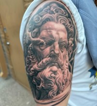 Ryan Jordan—Impressive Floral Print Tattoos in Arizona