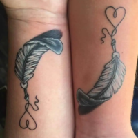 Feather tattoo
