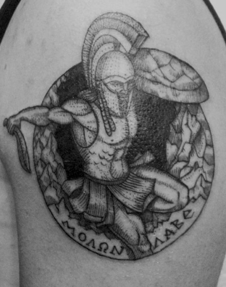Best Placement For Molon Labe Tattoo
