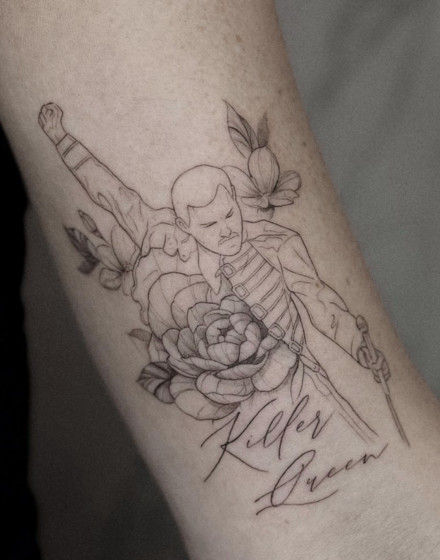 Freddy Mercury Tattoo
