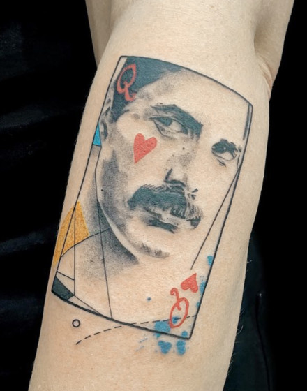 Freddy Mercury TattooFreddy Mercury Tattoo