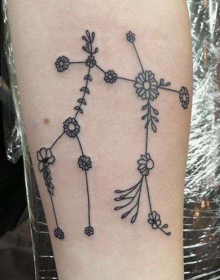 Gemini Constellation Tattoo