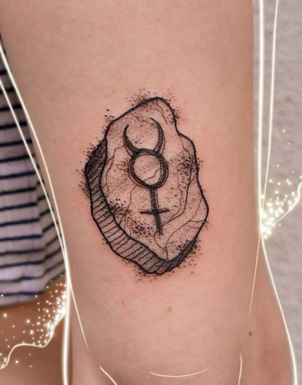 Mercury Symbol Tattoo