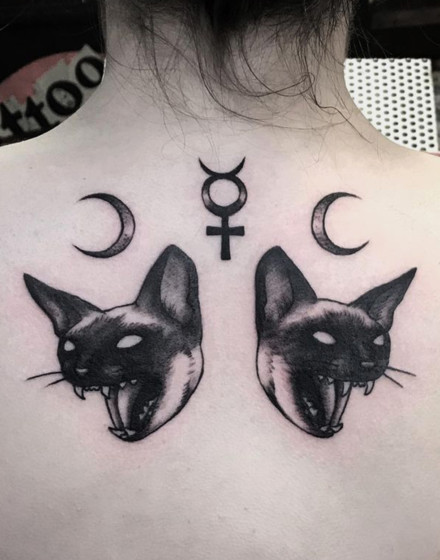 Siamese Cat Tattoo