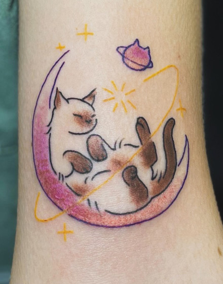 Siamese Cat Tattoo