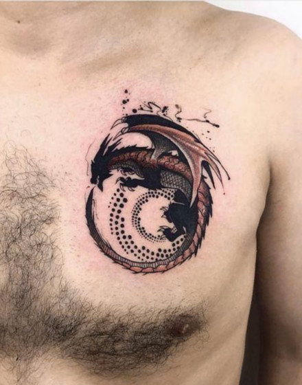Dragon Ouroboros Tattoo