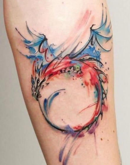 Dragon Ouroboros Tattoo