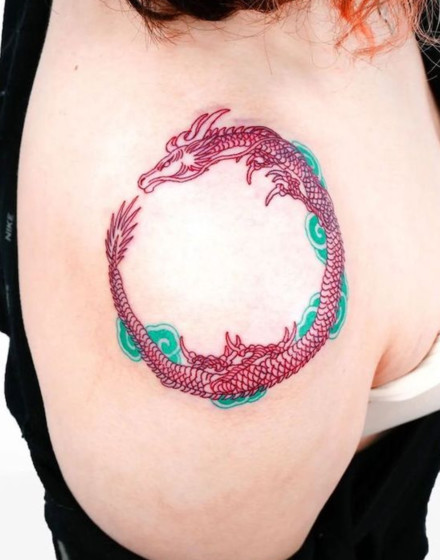 Dragon Ouroboros Tattoo
