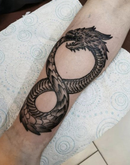 Dragon Ouroboros Tattoo