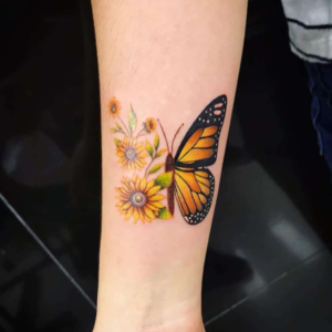 sunflower-tattoo