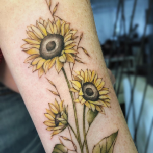 sunflower-tattoo