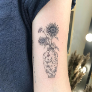 sunflower-tattoo
